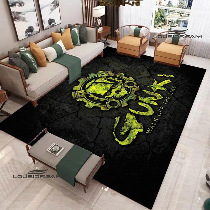 Gunki logo printed carpet Living room bedroom non-slip carpets Yoga mat Outdoor rugs kawaii rug area rug birthday gift