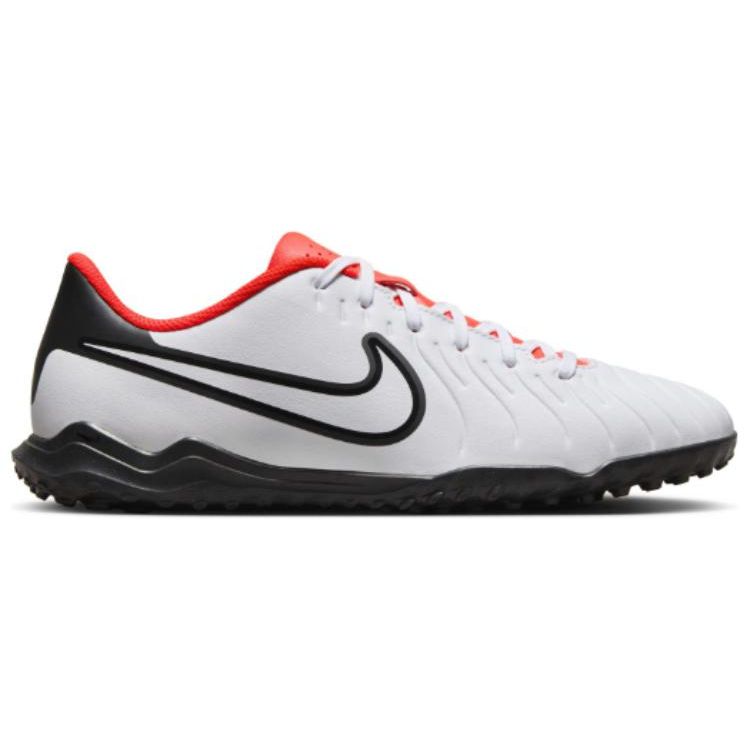 Nike Tiempo Legend 10 Round Toe Lace-Up Artificial Turf TF (Rubber Studs) Soccer Shoes Men Soccer Shoes White DV4345-100