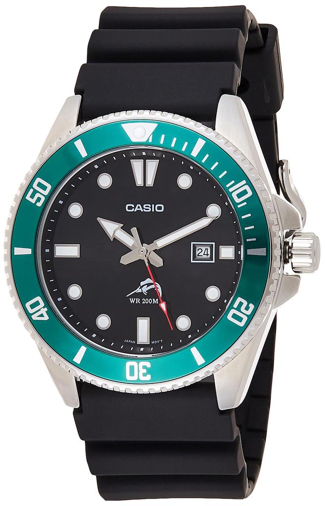 Casio Watch Green International Model Diver's MDV-106B-1A3 Men's