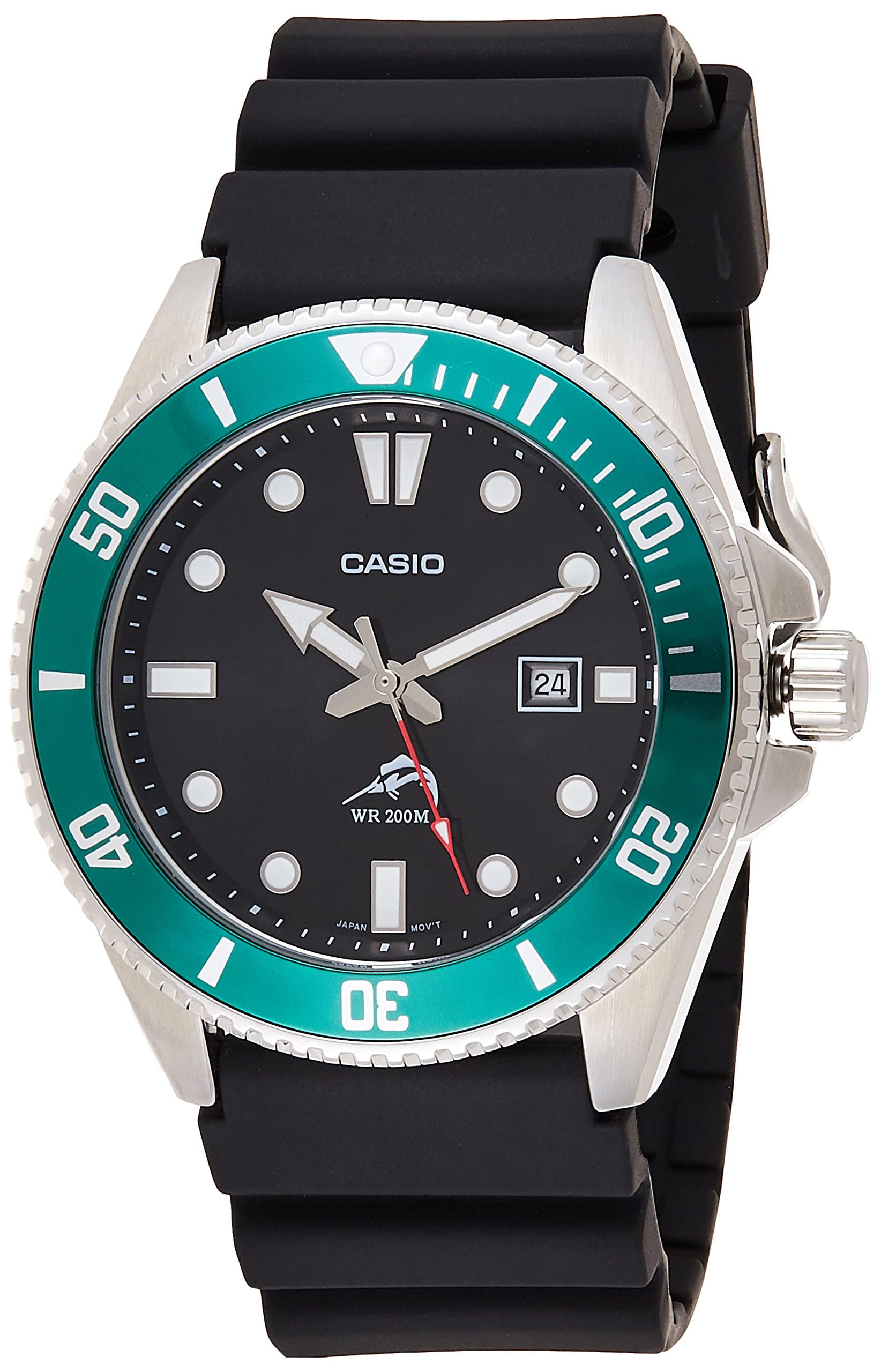 

[Casio] Watch Diver Watch MDV-106B-1A3 Green Men s