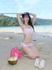 Women's Split Print Halter Bikini - European & American Style Swimwear
