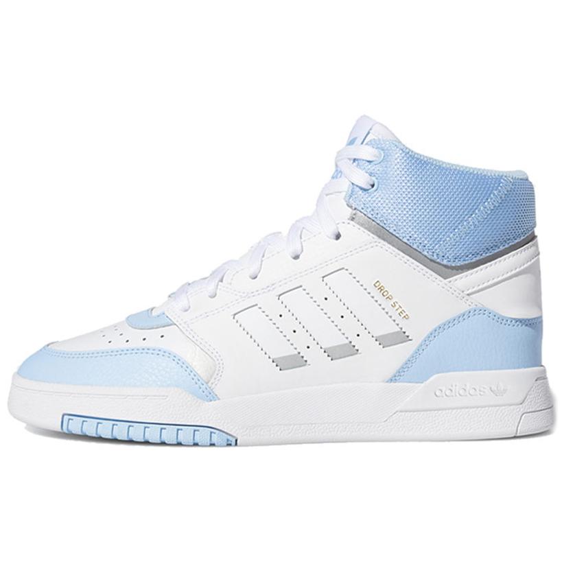 Adidas Originals Drop Step  Blue White  Women s EE6535 36