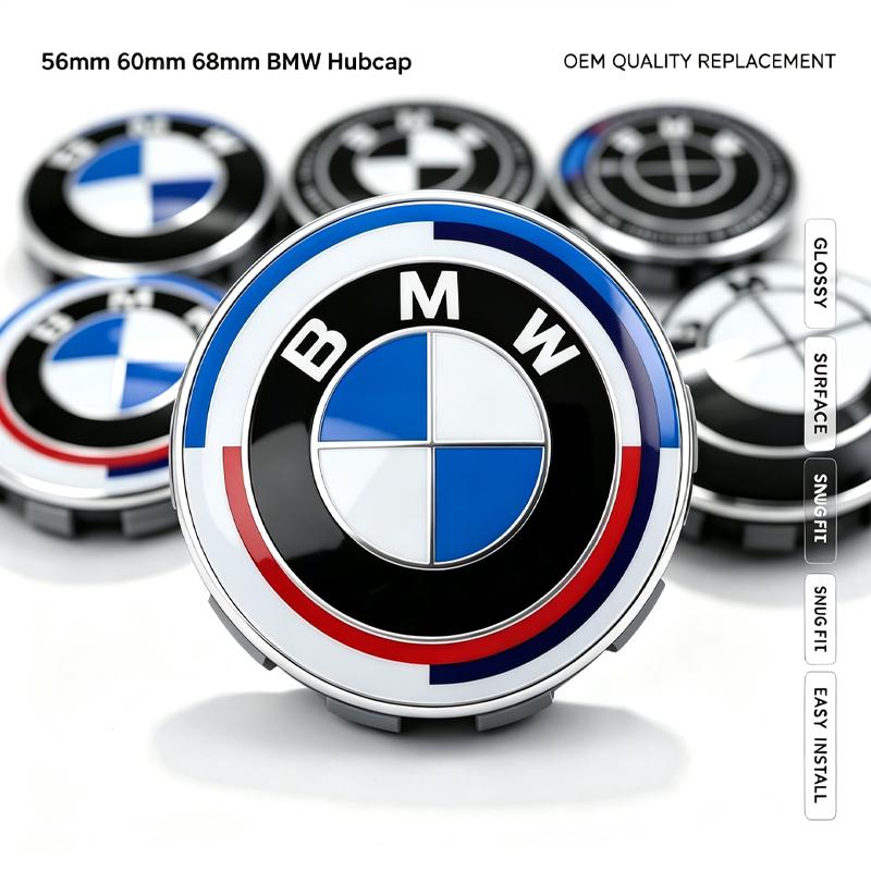 4 Stück 56MM 60mm 68MM Autoemblem Radnabenkappe Mittel Logo Für BMW M M1 M3 M4 M5 M6 E90 E39 F30 F10 E87 X3 X4 X5 X6 X7 G30 G20 E39