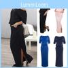 Elegantes Sommer-Locker-Taschenkleid mit stilvollem Cut-out-Design und weichem Strickstoff