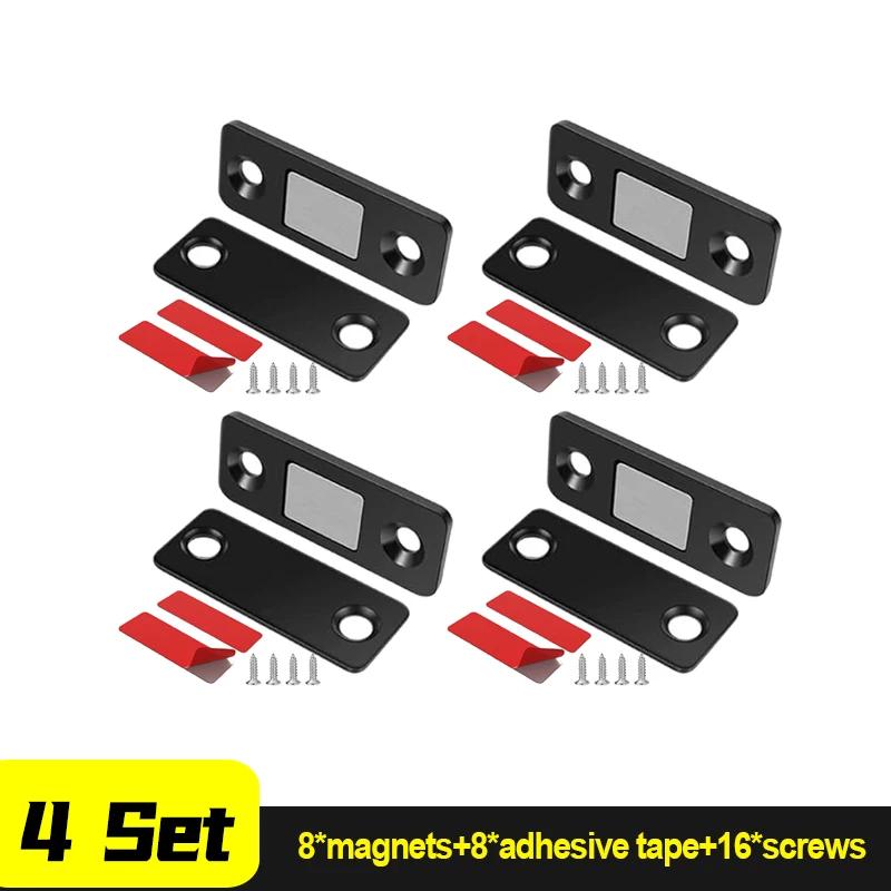 20/1Set Magnetic Door Catch Door Closed Magnets Sheet Adhesive Home Closet Drawer Cabinet Window Magnet Latches Ultra-Thin