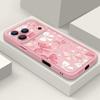 Soft TPU Phone Case For iPhone 17 Pro 15 16 Pro Max 14 13 Pro Max 16e 17e Shockproof Pink Bow Pattern Silicone Protect Cover