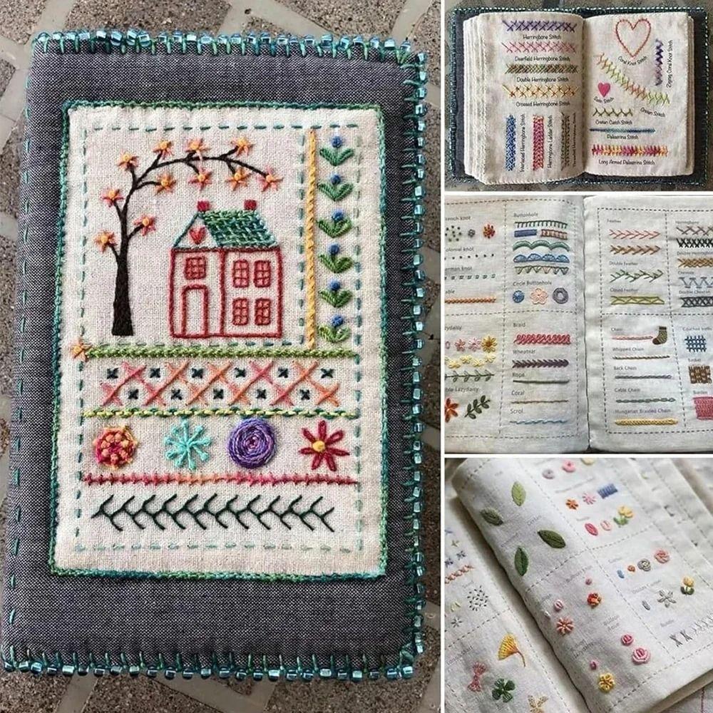 86 Stück/Set 106 Muster All-in-One DIY Stichbuch Stickerei Nähbuch DIY Bastelliebhaber
