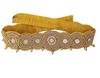 @ Тканинний Пояс на Талію Розтяжний Золотистий Камарбанд Для Жінок 76г Zr-7014-60%Знижка