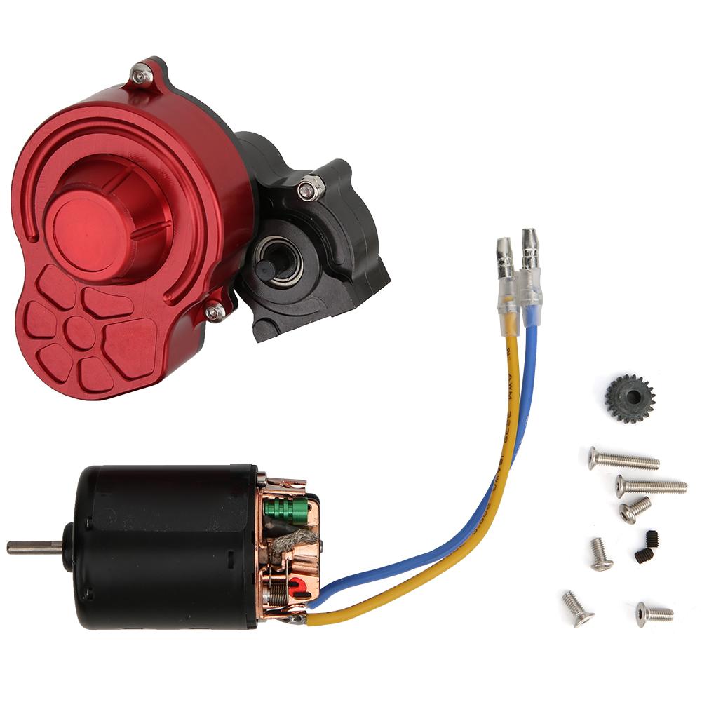 540 Waterproof Brushed Motor with Center Gearbox Assembly for 1 10 SCX10 RC 4WD D90 Crawler35T