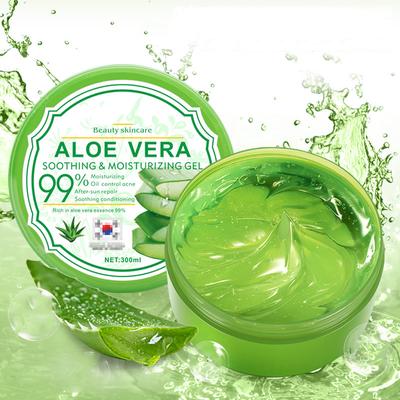 300 ml Aloe Vera Gel Lugnande Hudfuktande After-Sun Repair Lättare ansiktsfläckar