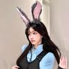 Adorkable Headband Cartoon Rabbit Hair Hoop Eye-catching Headpiece Headwear for Halloween Cosplay Role Play