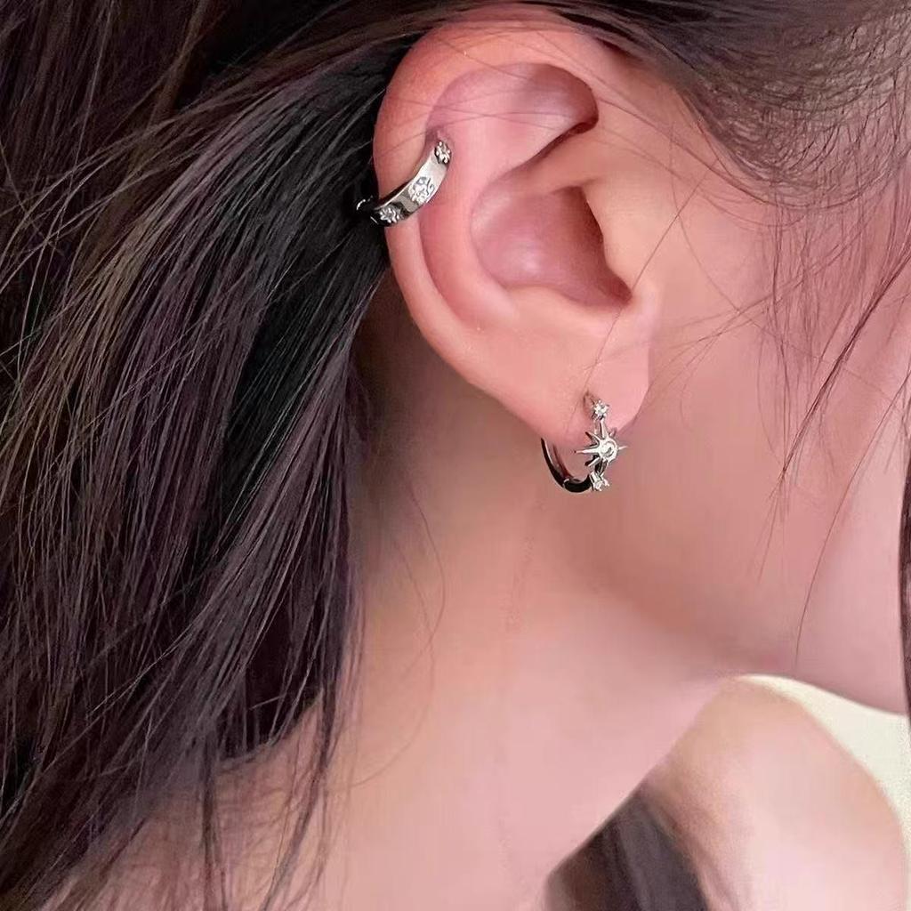 Galaxie Hexagramm Luxusohrringe - Elegante Kühle Stil Ohr Manschetten für Damen