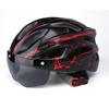 Jednoczęściowy kask rowerowy Unisex z magnetycznym wizjerem do jazdy górskiej i szosowej