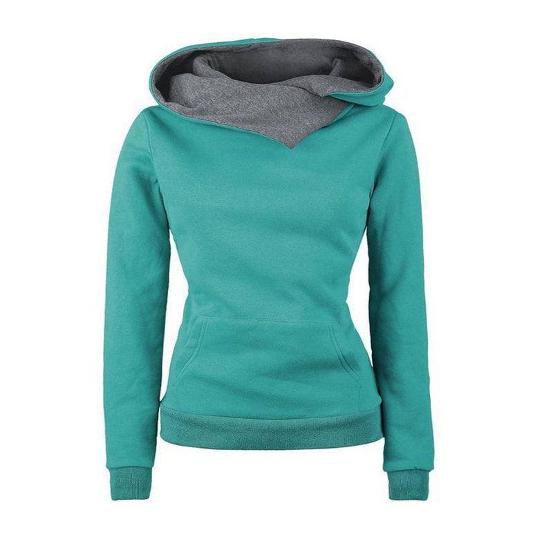Stylish Women's Hooded Pullover Coat Tops Perfect For Autumn And Winter Seasons