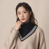 Cozy Unisex Knitted Pullover Triangle Scarf for Autumn/Winter Neck Protection