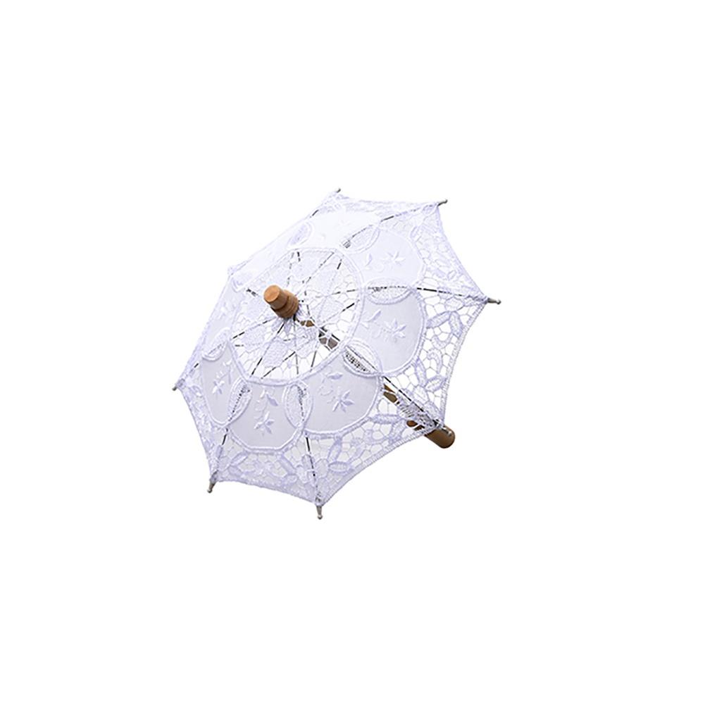 29/45cm Lace Umbrella Parasol Vintage Wedding Bridal Umbrella for Bride Wedding Gift Photo Props Kids Gift Home Party Decoration