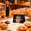 Food Labels For Party Buffet 12 Pieces Food Blackboards Tags With White Pen And Cloth Tabletop Dessert Labels For Bakery Event
