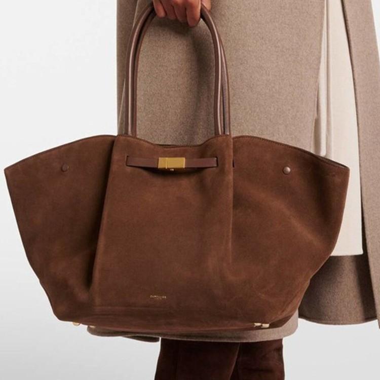 Nuova Borsa Tote Opaca Autunno Inverno con Sensazione di Alta Gamma, Stile Pendolarismo Retrò, Monospalla, A Mano, Sottobraccio