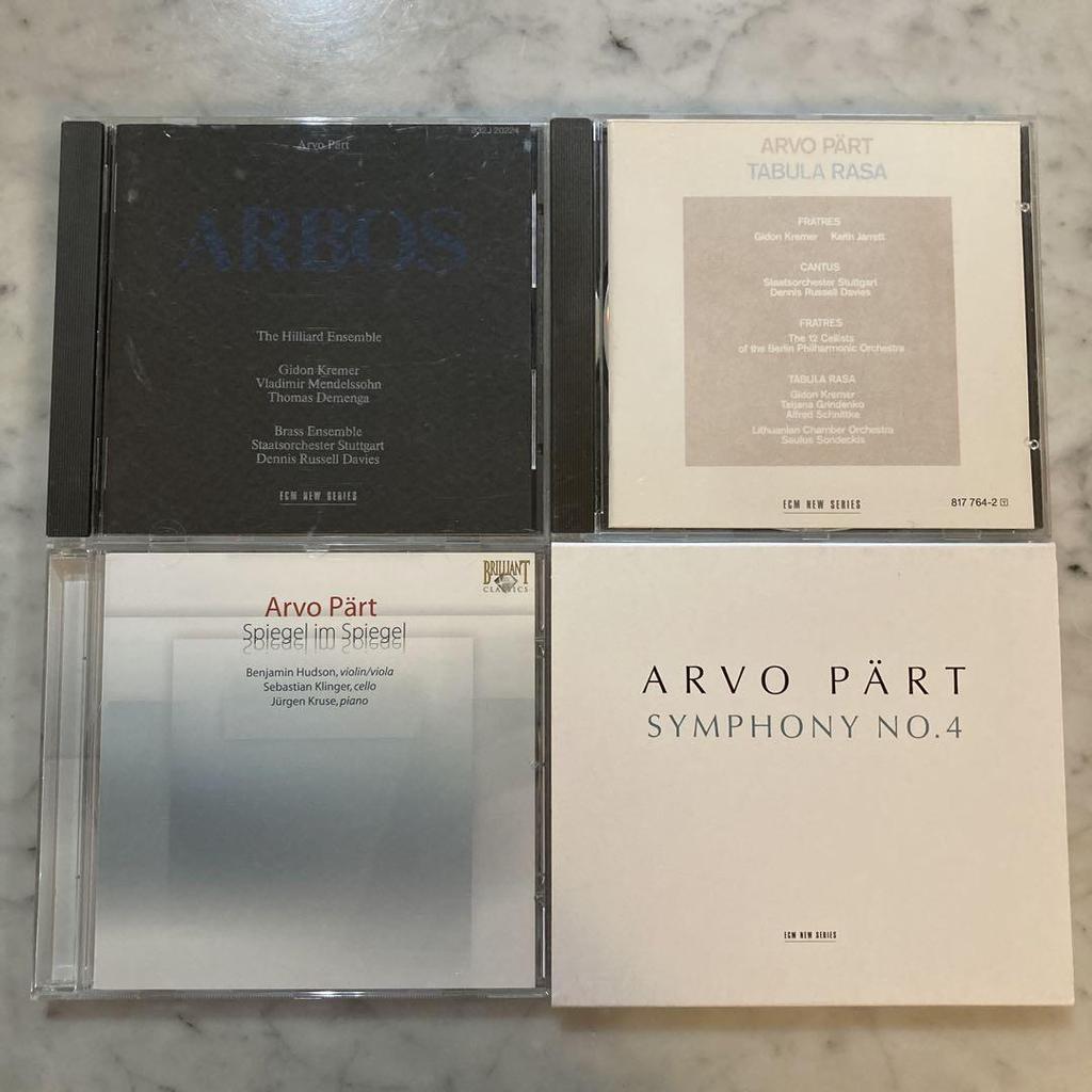 [USED] 4CDs Arvo Pärt