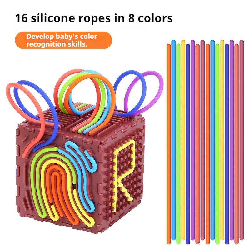 Silicone Decompression Board Children's Educational Puzzle Touch Toy Decompression Toy