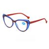 Trend Luxury Far Sight Goggle Cat Eye Frame Blue Light Blocking Reading Eyewear Ultra Light High Definition Presbyopia Glasses