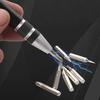Multifunctional 8 In 1 Screwdriver Pen Shape Magnetic Screwdriver Slotted for Cross Easy Change Screwdriver Bits Mini Ga