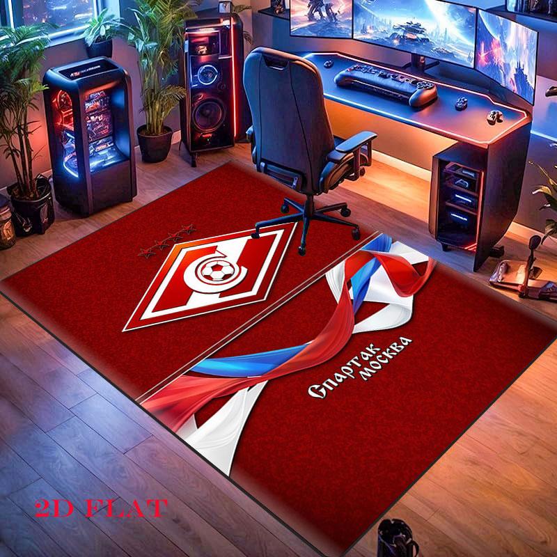Spartak Moscow Rush Carpet Rug for Living Room Bedroom Home Sofa Decoration,Kids play Nonslip Floor Mat