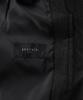 Panicale Cotton Blend Collared Trench Coat [Black]