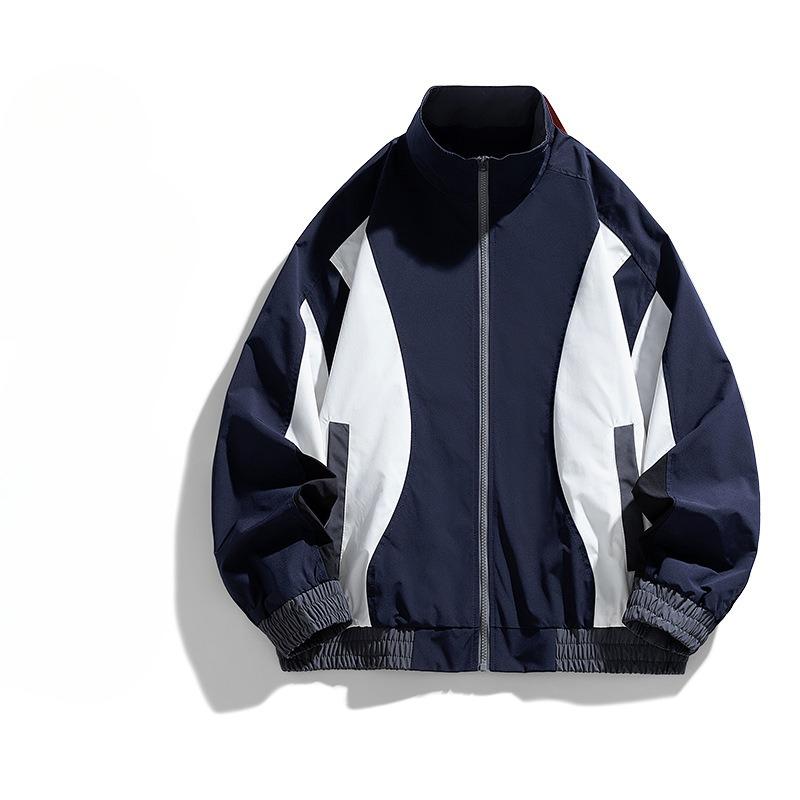 

Американская ретро куртка спортивного кроя мужская уличная водоотталкивающая повседневная куртка со стойкой 3XL