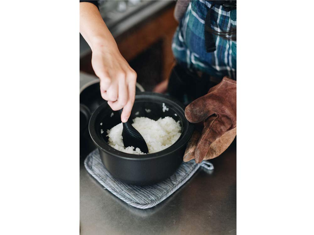 Snow Peak Earthenware Pot Zen Black CS-580