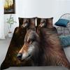 Wolf Series 3D Digital Printing Bedding Two Or Three Piece Polyester Shopify