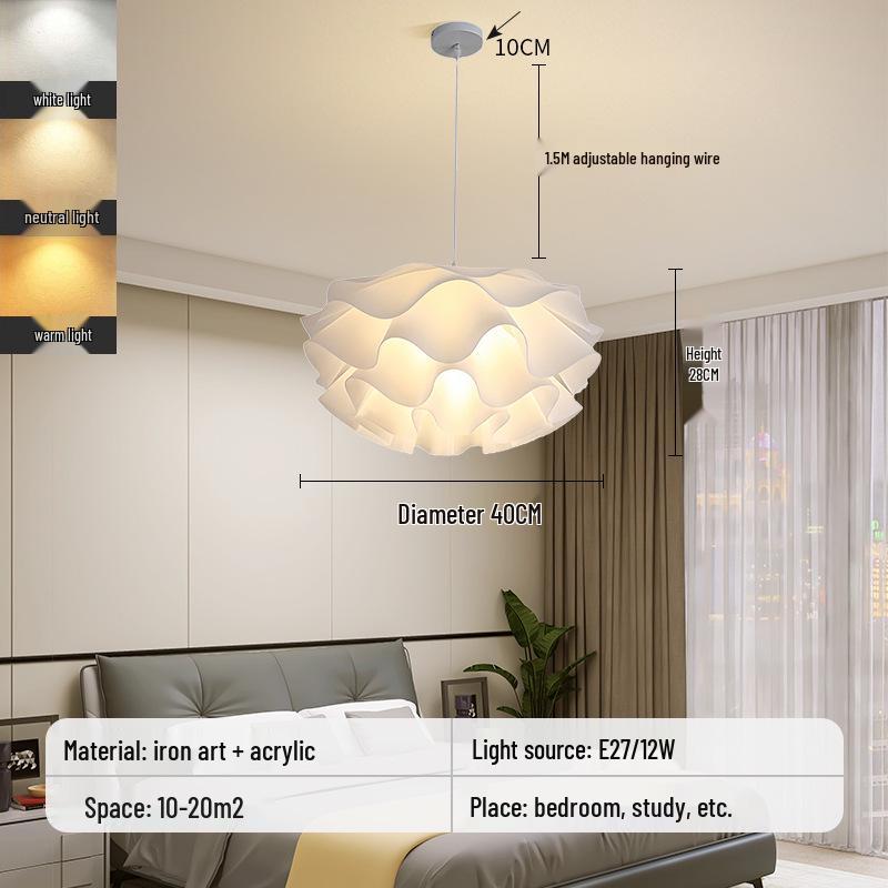 Modern Nordic Chandelier: Creative Warm Lighting for Living Room, Restaurant, Master Bedroom, and Children's Room