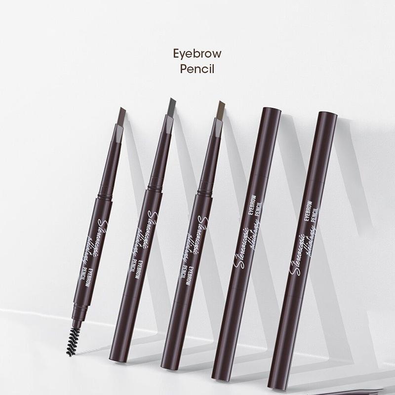 Myonly Three-dimensional Multi-effect Eyebrow Pencil Double-headed Triangle Word Beginner Eyebrow Pencil Is Not Easy To Smudge Makeup Pencil