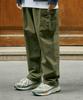Peullukeu Wide Ripstop Cargo Pants Khaki Fpt113