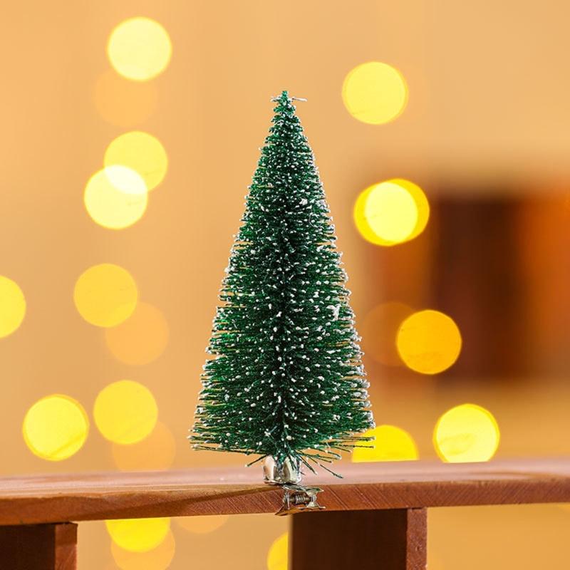 Simulated Small Christmas Tree with Clip Mini Christmas Tree Pine Needle Tree