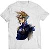 Cloud FF VII G-Bike Portrait Premium Unisex T-shirt (Vectorized Design)