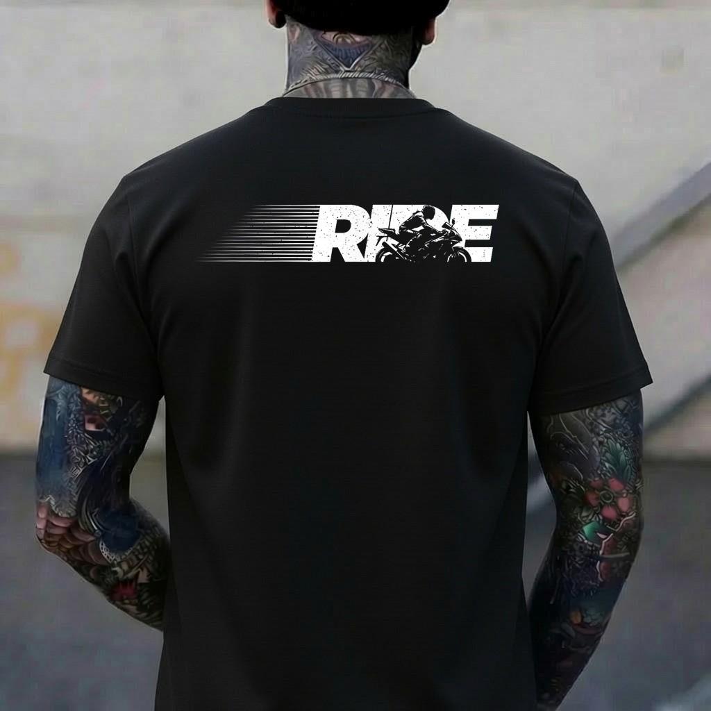 Cool Motorcycle Design For Men Women Biking Motorcycle Lover T-Shirt S