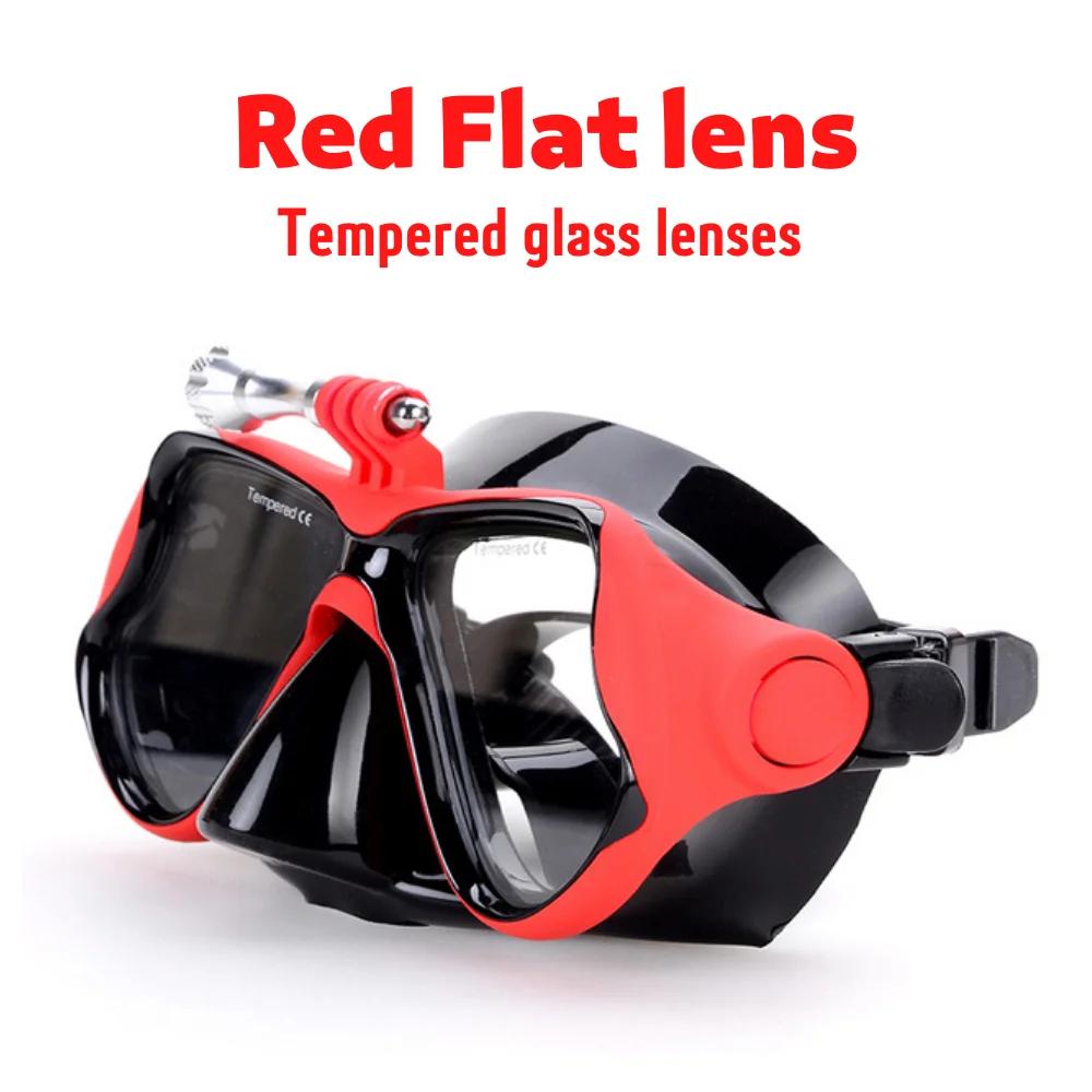 

Держатель маски для дайвинга с близорукостью для очков GoPro Googles, силиконовые закаленные линзы для очков с противотуманным спреем