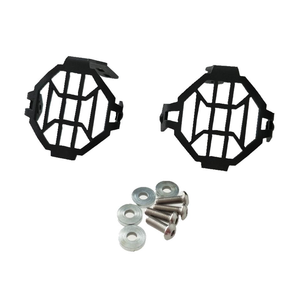 Black Fog Lights Cover Accessories For BMW R1200GS ADV F800GS LED Fog Lamp Cover