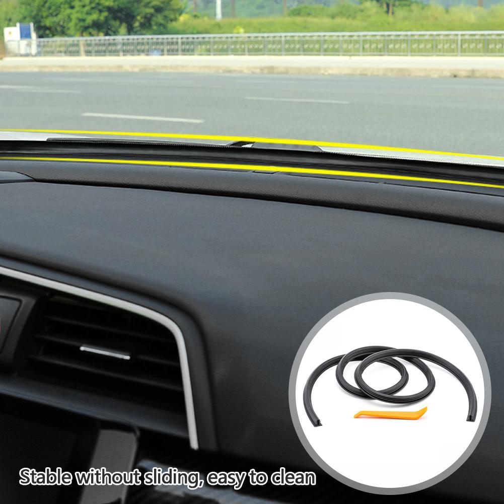Car Center Console Sealing Strip Instrument Panel Gap Modified Sound Insulation Rubber Strip Front Windshield Noise Elimination
