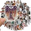 50 Attack On Titan Anime Graffiti Stickers - Waterproof Laptop & Luggage Decals