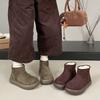 Women's Soft Elastic Winter Warm Cold Padded Snow Boots Thick-soled Non-slip Wear Outdoor Leisure Sports Short Cotton Boots