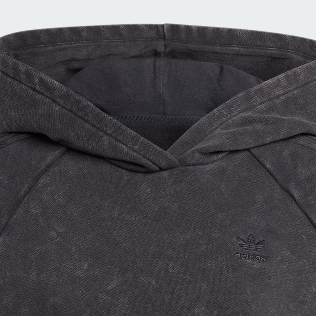adidas Washed Out Boyfriend Fit Hoodie Black IW3415