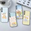 D-duffy Phone Case For Samsung Galaxy S24/S25/S22/S30/Note20/Lite/Ultra/5G/Plus/FE Soft Black