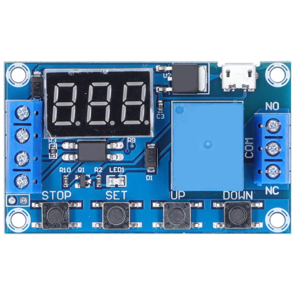 Relaismodul DC 6?30V Programmierbarer Verzögerungs-Ausschaltzyklus-Timer-Trennauslöser-Optokoppler-Schalter