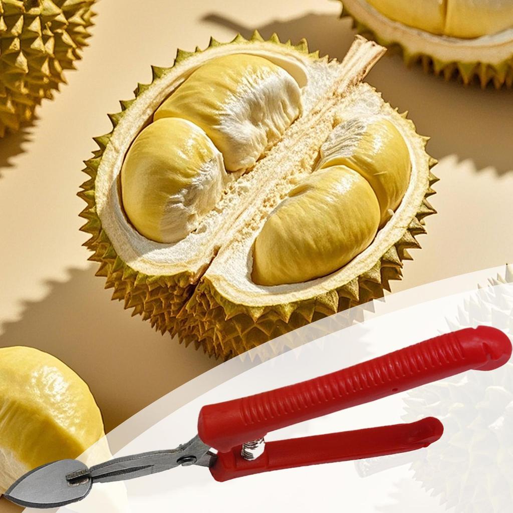 Fruit Sheller Opener Durian Sheller Clamp Stainless Steel Ergonomic Design Fruit Shell Opener Gadgets for Dorm Restaurant