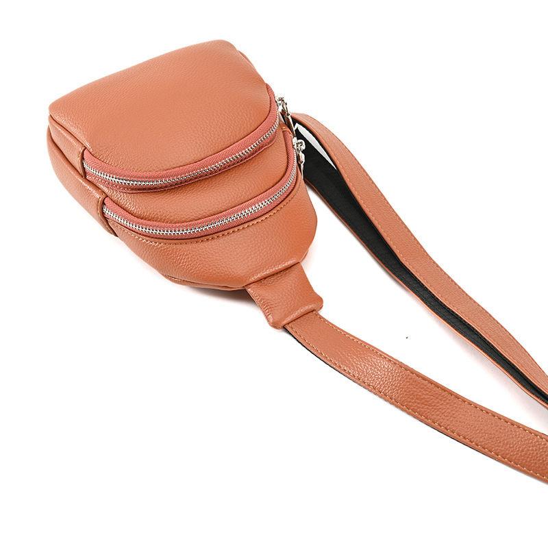 Damenmode Brusttasche Vintage Design Umhängetaschen Lässige Hüfttasche für Damen