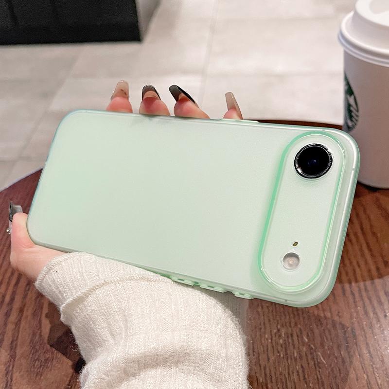 0.45mm Ultra Thin Matte Soft Silicone Case For iPhone Air 17 16 15 14 Pro Max Plus 16E Candy Color Translucent Slim Clear Shell