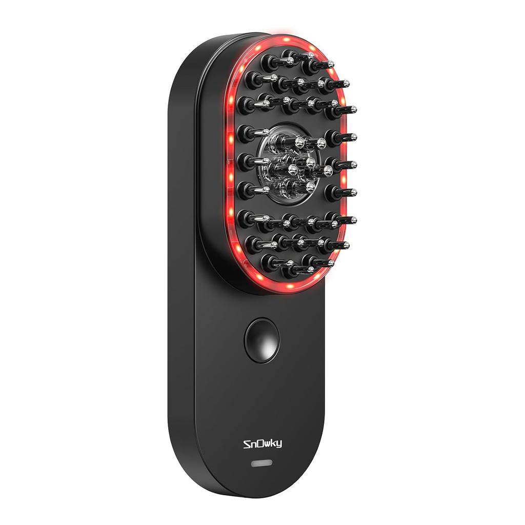 2026 Release Electric Vibration Brush EMS Facial Device Scalp LED Warm Function Care Head Muscles Type-C Rechargeable Multi-use Gift Instruction
