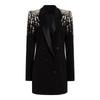 High-Street Mode 2026 Designer Strass Kralen Slim-Fit Jurk